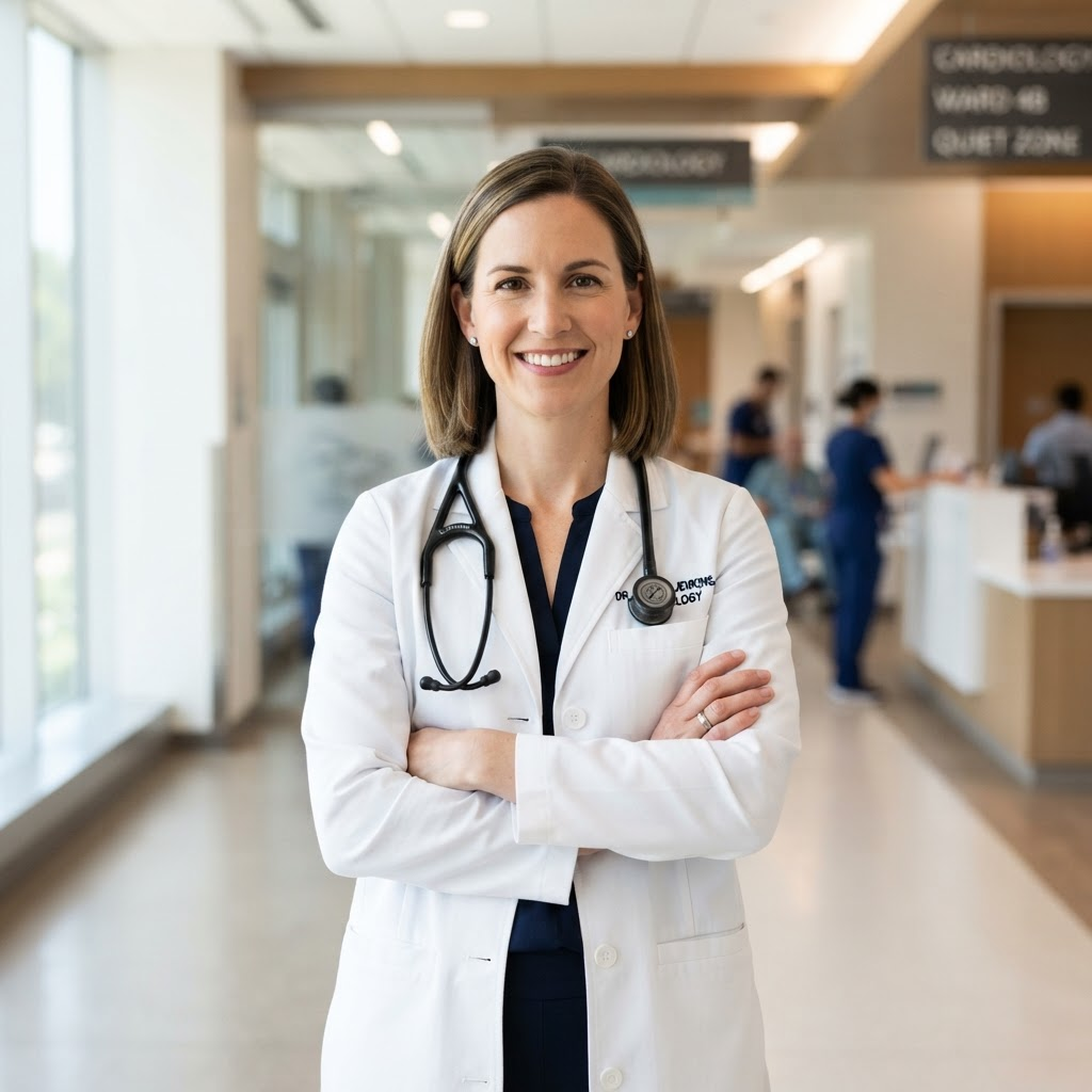 Doctor in a modern Australian hospital